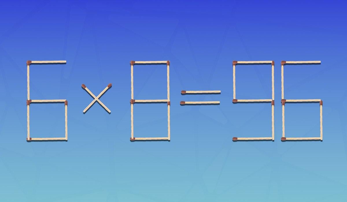 Test rápido de inteligencia: tienes que eliminar dos cerillas para que la igdad sea correcta