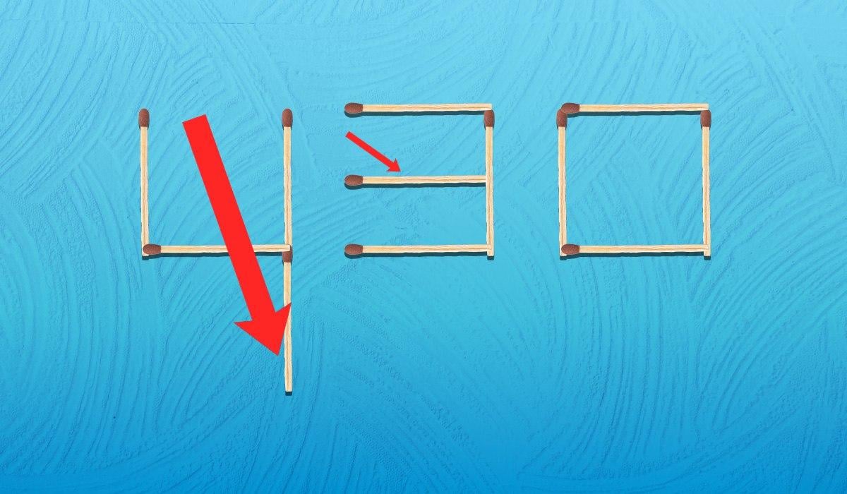 Sólo tienes que mover 2 cerillas para demostrar que son las cinco y media: un difícil test de inteligencia