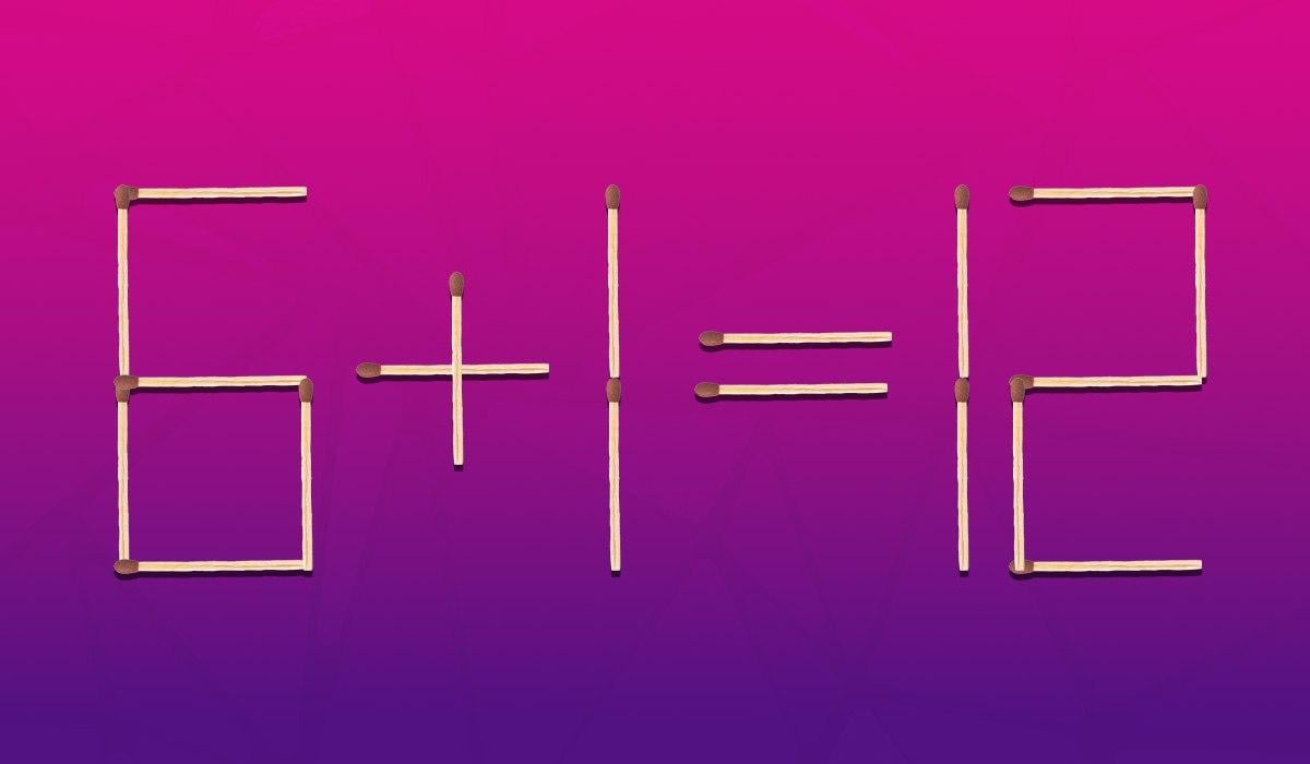 Corrige un error moviendo sólo una cerilla: un test de inteligencia