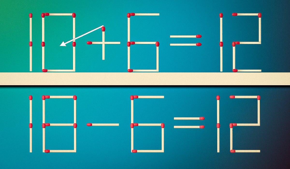 Sólo tienes que arrastrar una coincidencia para que la igdad sea correcta: un acertijo para genios
