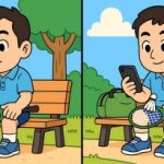 Super test de inteligencia: encuentra 3 diferencias en la foto del niño en el parque en 19 segundos Super test de inteligencia: encuentra 3 diferencias en la foto