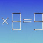 Test rápido de inteligencia: hay que eliminar dos cerillas para